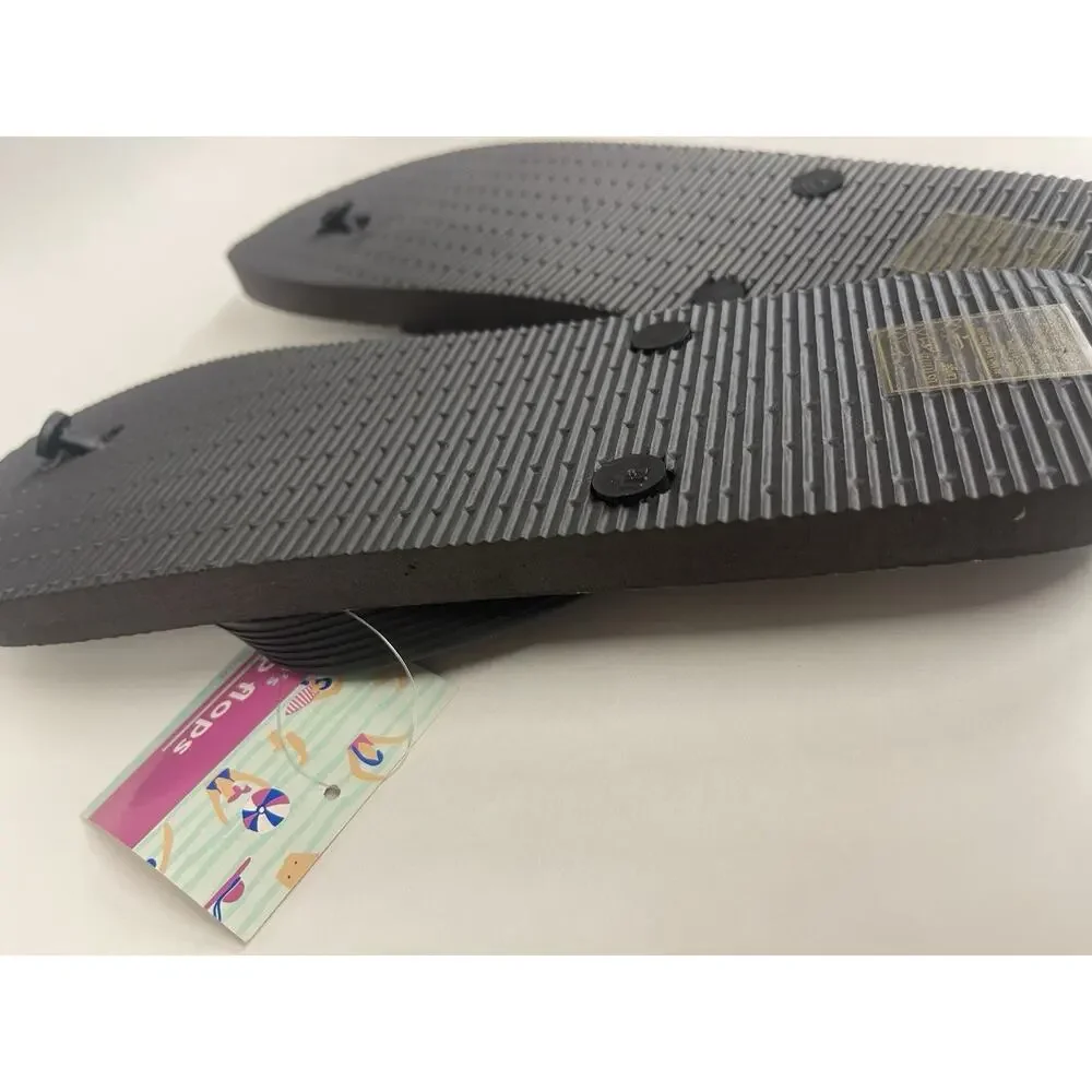 Men's Flip Flops Sandals‎ Summer Sandal Size (10-11) Large Camouflage Gray
